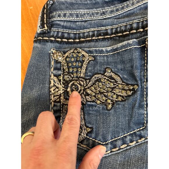 Miss Me Bedazzled Jeans - Picture 5 of 8